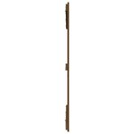 vidaXL Tête de lit murale Marron miel 140x3x110 cm Bois massif de pin