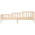 vidaXL Lit de jour sans matelas 90x190 cm bois de pin massif