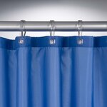 Sealskin rideau de douche madeira 120x200 cm bleu