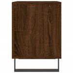 vidaXL Table de chevet chêne marron 40x35x50 cm bois d’ingénierie