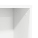 vidaXL Bureau avec étagère Blanc 91 x 50 x 149 cm Bois d'ingénierie