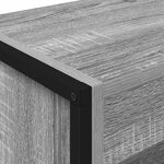 vidaXL Bibliothèque 2 Pièces Gris Sonoma 80 x 30 x 155 cm