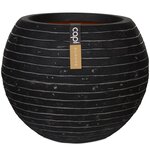 Capi Pot à fleurs Nature Row rond 40 x 32 cm anthracite KRWZ270