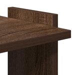 vidaXL Bibliothèque 3 niveaux chêne marron 60x30x120cm bois ingénierie