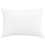 vidaXL Coussins de canapé 2 Pièces Blanc 70 x 50 cm tissu