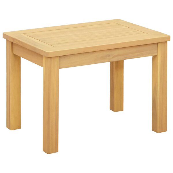 vidaXL Table basse Acacia clair 50 x 35 x 36 cm Bois d'Acacia Massif