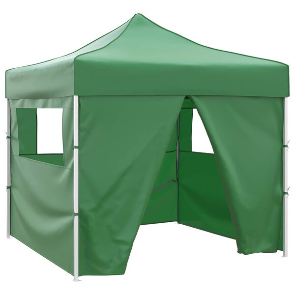 vidaXL Tente de fête 291 x 291 x 315 cm Vert Tissu Oxford