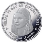 Pièce de monnaie 40 euro Espagne 2023 argent – Princesse Leonor