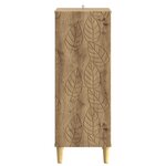 vidaXL Buffet Chêne artisanal 33 x 34 5 x 90 cm Bois d'ingénierie