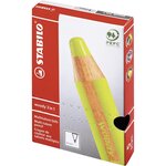 Crayon multi-talents woody 3en1  rond  mauve pastel x 5 STABILO