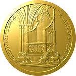 Pièce de monnaie en Or 10 Dollars g 7.78 Millésime 2022 Cathedral WESTMINSTER ABBEY