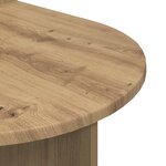 vidaXL Table de chevet Chêne artisanal 48 x 49 x 65 cm