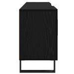 vidaXL Meuble TV Chêne noir 150 x 30 x 50 cm Bois d'ingénierie
