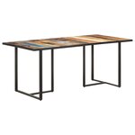 vidaXL Table de salle à manger 180 cm Bois de récupération massif