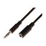 NEDIS Stereo Audio Cable - 3.5 mm Male - 3.5 mm Female - 10 m - Noir