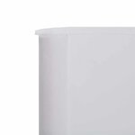 vidaXL Paravent 5 panneaux Tissu 600 x 80 cm Blanc sable