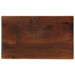 vidaXL Dessus de table 50x20x2 5 cm rectangulaire bois massif récupéré