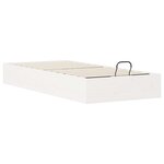 vidaXL Cadre de lit ottoman avec rangement Blanc 80 x 200 cm