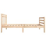 vidaXL Cadre de lit sans matelas bois massif