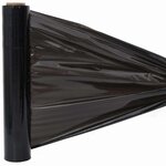 vidaXL Film étirable 6 Pièces noir 20 μm 50 cm x 150 m