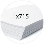 Classeur à levier polypropylène dos de 75mm Bleu clair EXACOMPTA