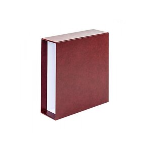 Boitier de protection pour la reliure Multi-collect Lindner. Couleur - Bordeaux
