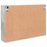 vidaXL Armoire Miroir Gris béton 80 x 17 x 55 cm Bois d'ingénierie