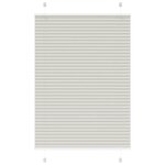 vidaXL Store plissé gris clair 100x100 cm largeur du tissu 99 4cm