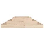 vidaXL Jardinière 110x110x27 cm Bois massif de pin