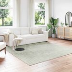 vidaXL Tapis de surface Carré PALMERAS Vert 240 x 240 cm Polyester