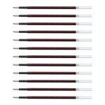 Recharge BRFV-10 pour stylo bille ACROBALL Pointe Moyenne Rouge x 12 PILOT
