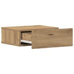 vidaXL Tables de chevet flottantes 2 Pièces chêne artisanal 40x32x15 cm