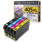 405XL - Pack 4 cartouches Epson 405XL compatibles WF-3820DWF WF-7840DTWF