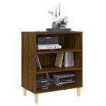 vidaXL Buffet chêne marron 57x35x70 cm bois d'ingénierie