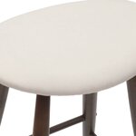 vidaXL Chaises de salle à manger 2 Pièces Marron Clair 46 x 37 x 63 cm