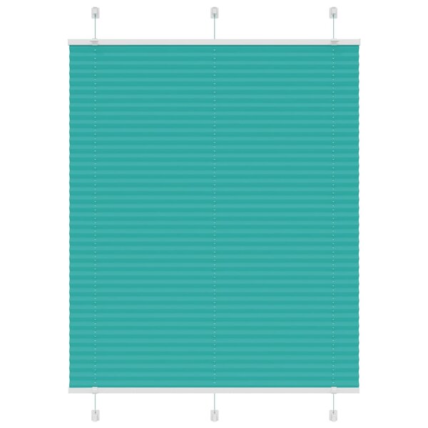 vidaXL Store plissé vert pétrole 110x150cm largeur du tissu 109 4cm