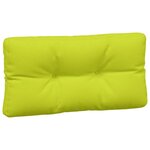 vidaXL Coussins de palette lot de 5 vert vif tissu