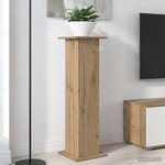 vidaXL Support de Plante Chêne artisanal 30 5 x 30 x 100 5 cm