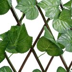 vidaXL Treillis de feuille de vigne artificiel extensible5Pièces 180x20cm