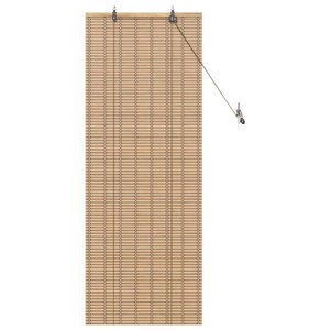 vidaXL Store enrouleur Autre Marron Clair 60 x 160 cm Bambou