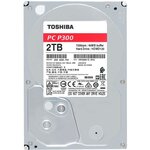 TOSHIBA - Disque dur Interne - P300 - 2To - 7 200 tr/min - 3.5 (HDWD120EZST)