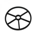 Joint d'étanchéité étoile de corps pour vanne de piscine - Ø 13.5 cm - Blanc