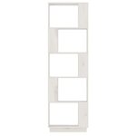 vidaXL Bibliothèque/Séparateur de pièce Blanc 51x25x163 5cm Pin solide
