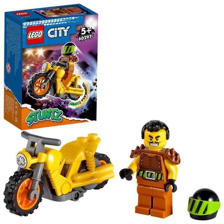 Lego 60297 city la moto de cascade démolition ensemble moto jouet