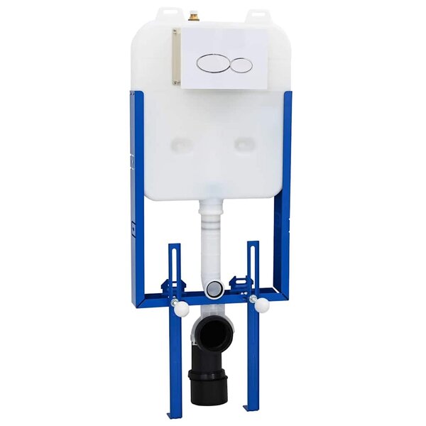 vidaXL Cadre de montage Blanc Acier