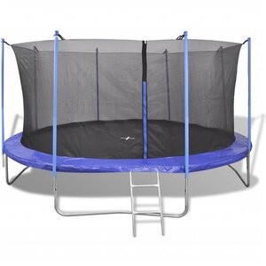 vidaXL Ensemble de trampoline 5 pièces 4 57 m