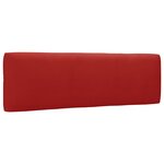 Vidaxl canapé central palette de jardin noir bois de pin imprégné