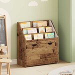 vidaXL Bibliothèque pour enfants Bois ancien 60 x 29 5 x 69 cm