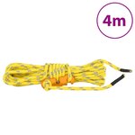 vidaXL Cordes de haubanage avec clés réfléchissantes 8 Pièces 4 m 4 mm