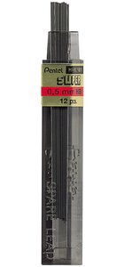 Etui de 12 mines HI-POLYMER SUPER 0 5 mm HB PENTEL